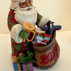 Jim Shore “Christmas Magic’s in the Bag” Santa w/ bag of toys